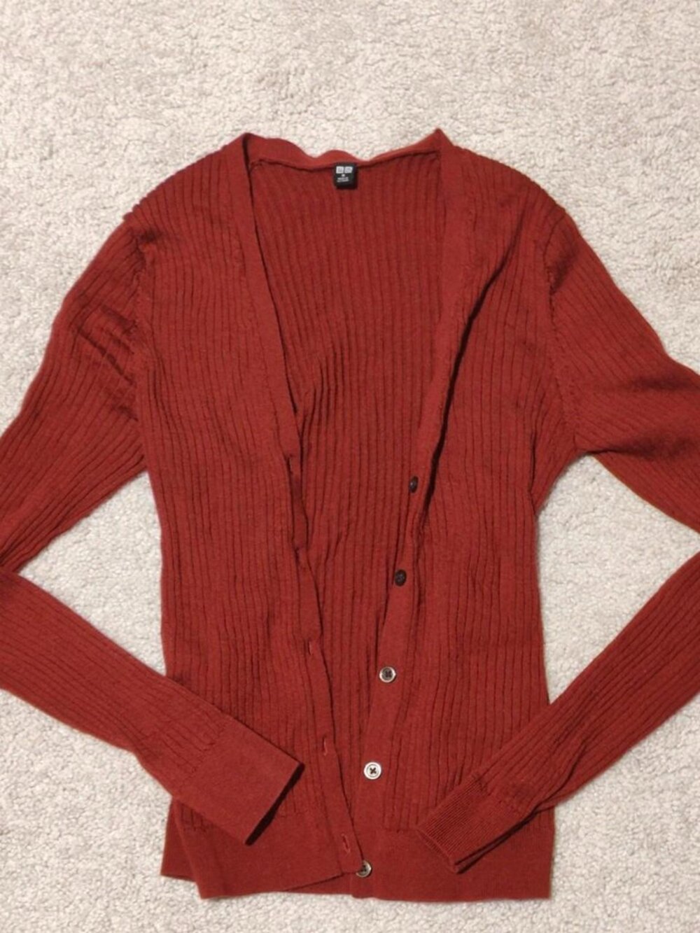 ♡ cherry red cardigan